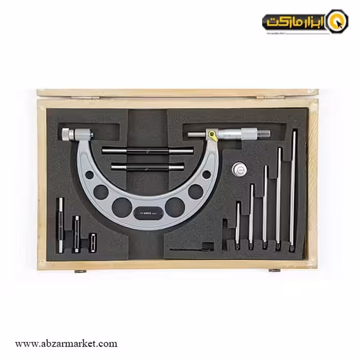 میکرومتر آسیمتو میله ای 100-0 خارج سر تعویض شو مدل 6-04-111