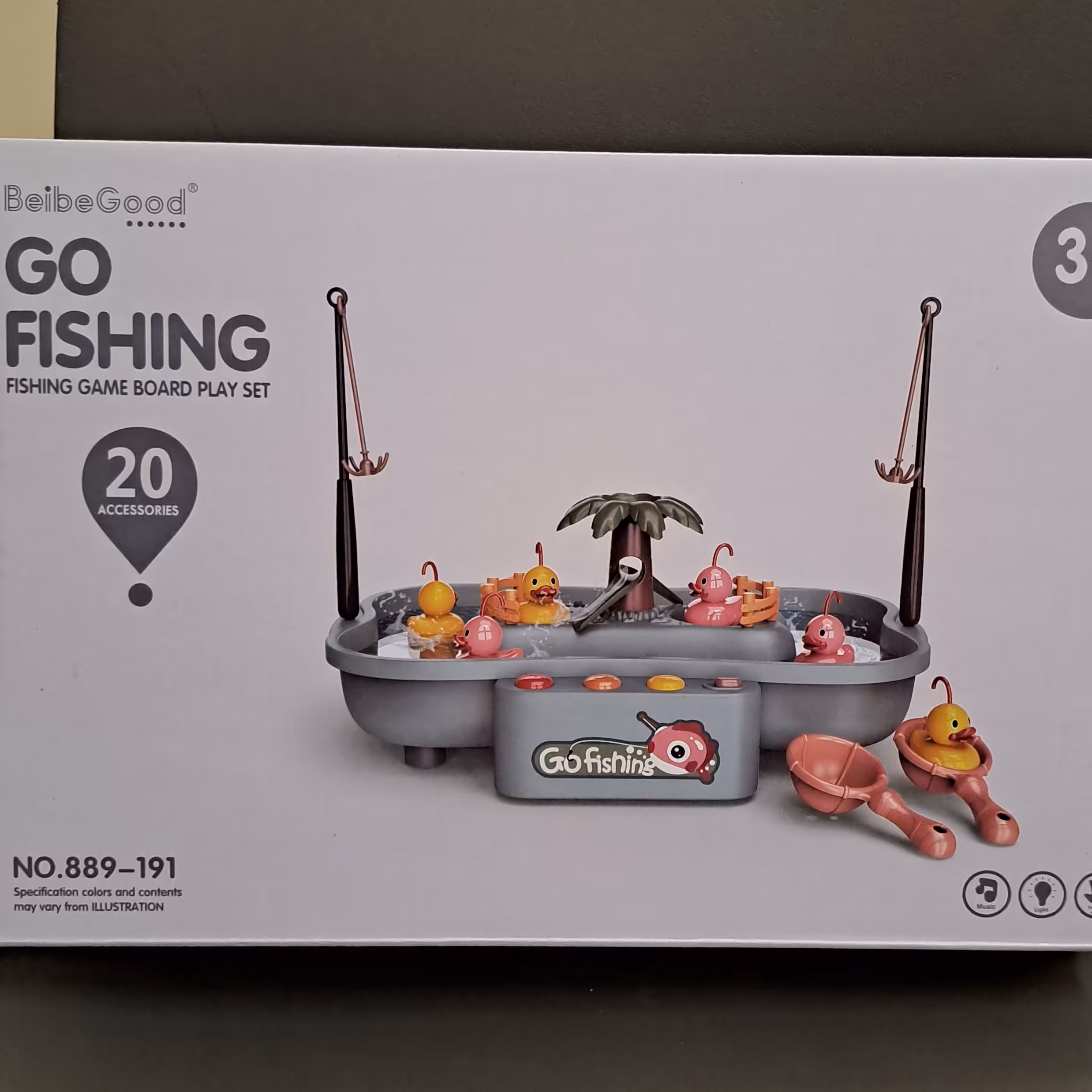 اسباب بازی ماهیگیری موزیکال 20 تایی