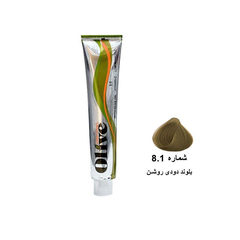 رنگ مو الیو شماره 41 دودی رنگ بلوند دودی روشن
