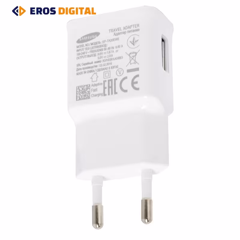 شارژر سامسونگ مدل EP-TA20EWE به همراه کابل میکرو USB (غیراصل)