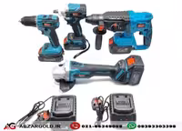 کیت شارژی براش لس 4عددی باس مدل KIT-4H