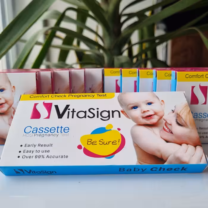 کیت تست بارداری بیبی چک ویتا ساین(پک 16 عددی)