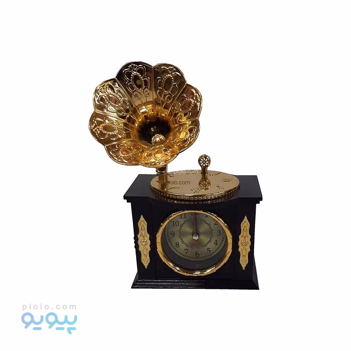 ساعت رومیزی طرح گرامافون