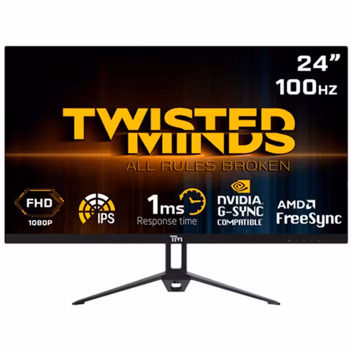 مانیتور 24 اینچ گیمینگ تویستد مایندز مدل Twisted Minds TM24FHD100IPS