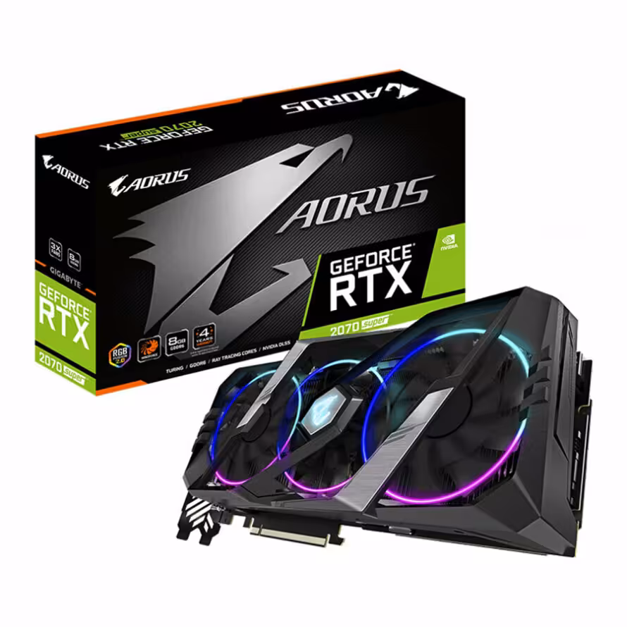 کارت گرافیک گیگابایت AORUS RTX 2070 SUPER 8G