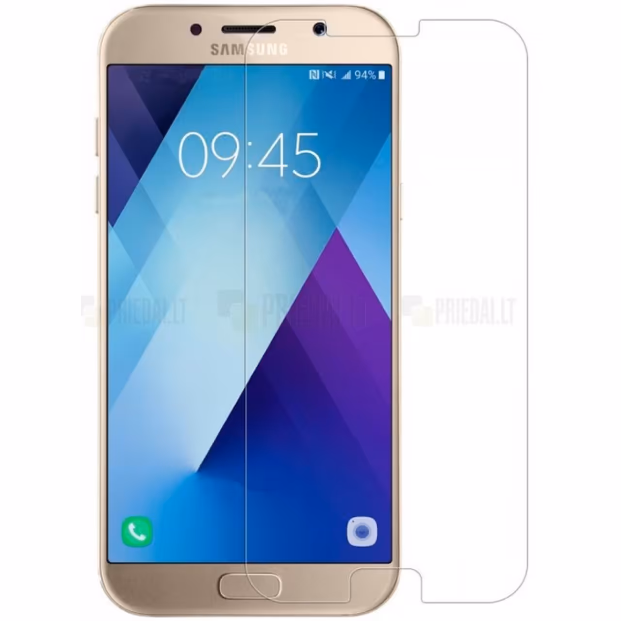 محافظ صفحه نمایش گلس نیلکین مدل Amazing H برای گوشی سامسونگ A7(2017)