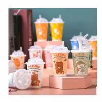 دستمال مرطوب طرح آبمیوه ای نی دار