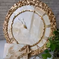 ساعت دیواری تمام سنگی 