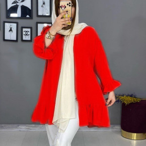 مانتو اسپرت زنانه کرپ ابروبادی مدل افسون