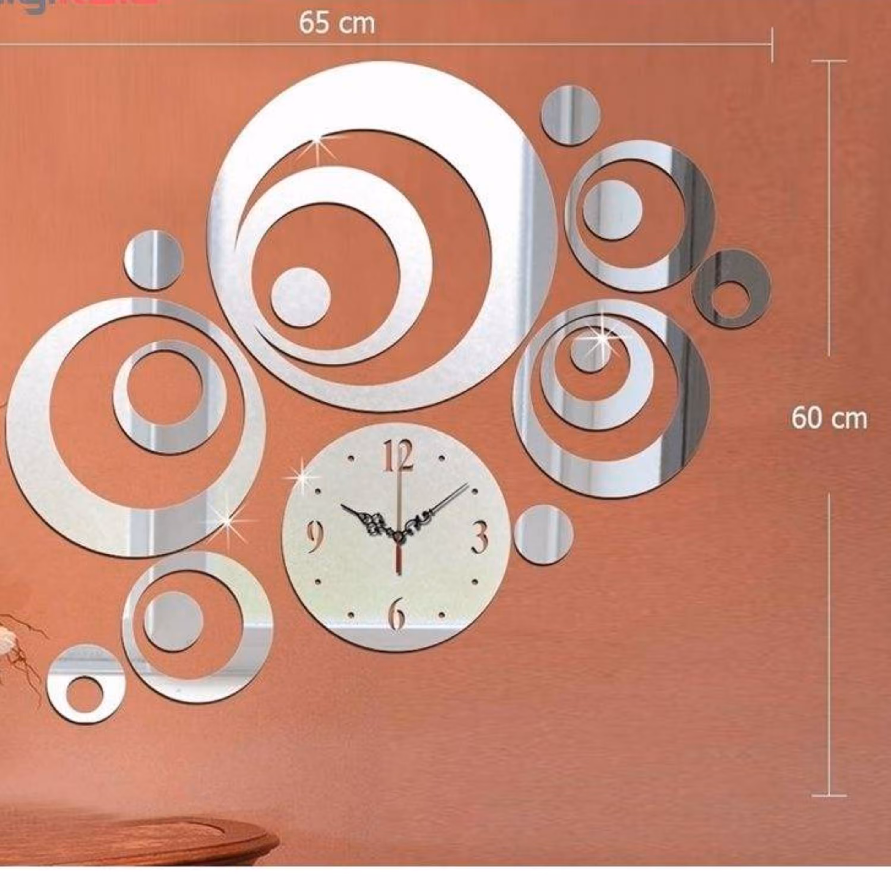 ساعت دیواری پدیده پلاس مدل پیچان