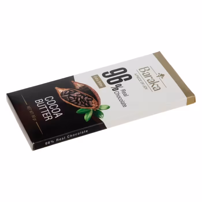 شکلات تخته ای 96 درصد باراکا