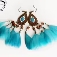 گوشواره آویز فانتزی کد:2822