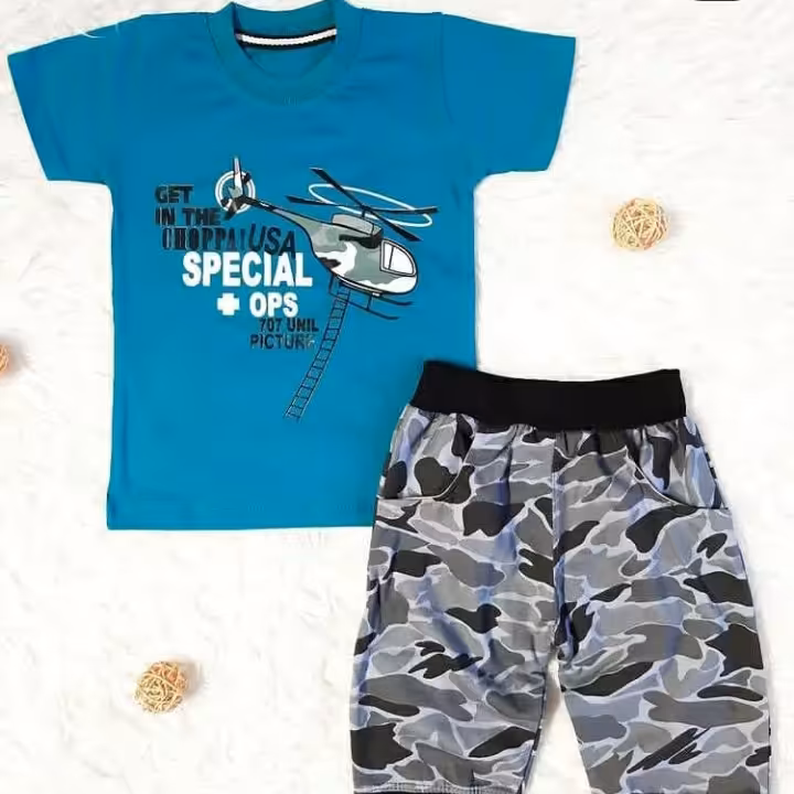 تیشرت شلوارک چریکی هواپیمایی  سایز 40 ، 50 و 55