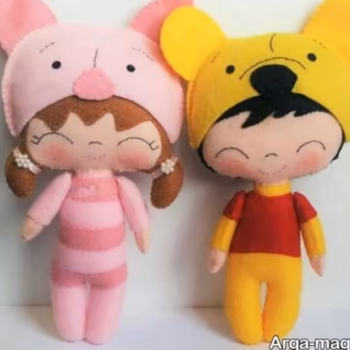 عروسک نمدی جذاب🦊🧡