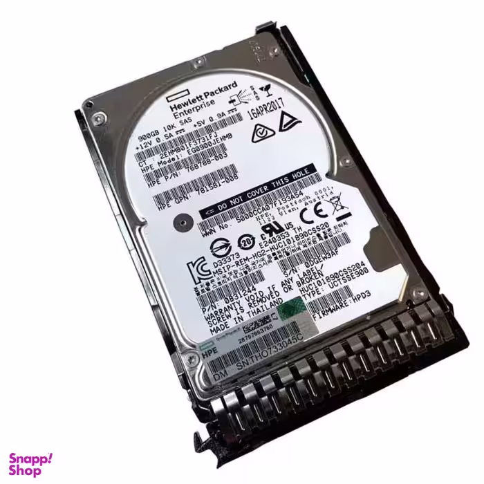 هارد دیسک اینترنال سرور مدل 10K 12G HP 785069-B21 ظرفیت 900 گیگابایت