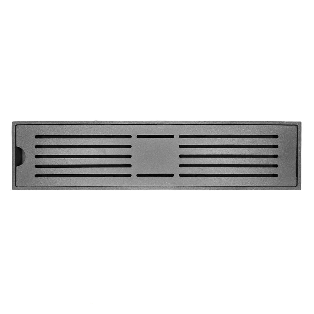 کفشور خطی مشبک آلومینیومی درب استیل دو حالته 30 سانتی سارانیک کد TD402