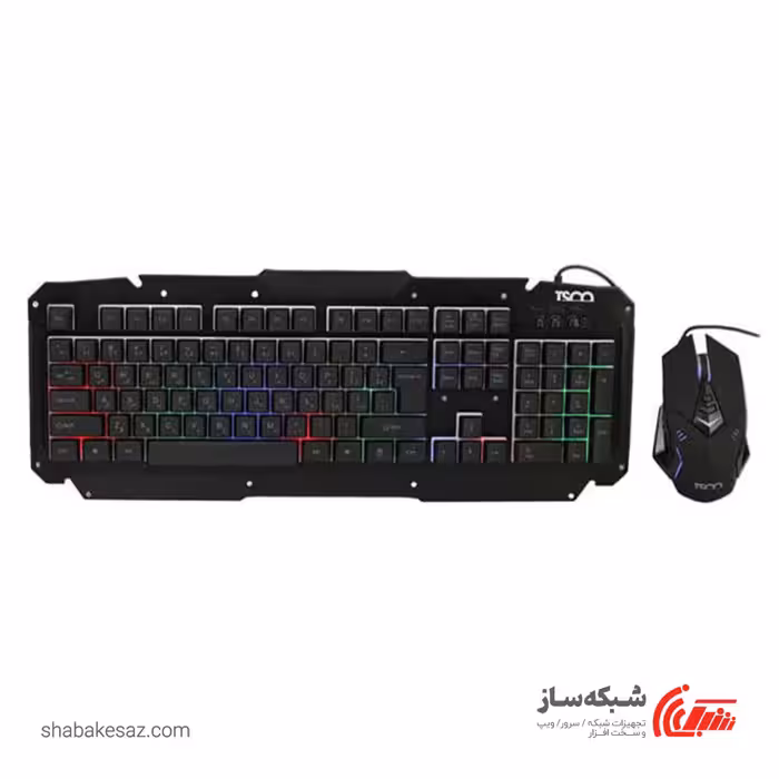 قیمت و خرید کیبورد و ماوس سیمی گیم تسکو TSCO TKM 8133GA