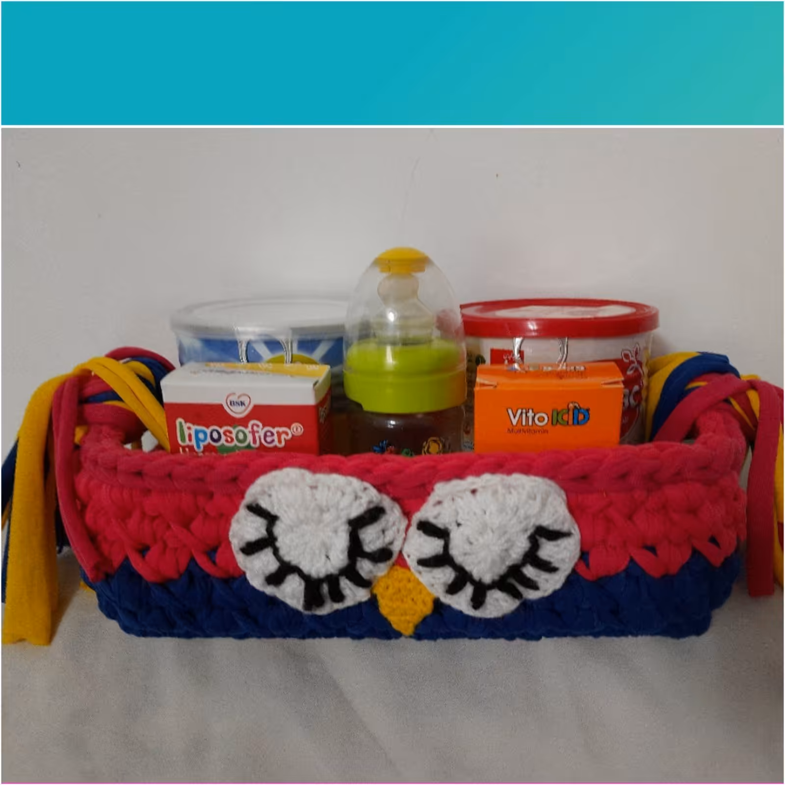 سبدتریکو سبدنظم دهنده سبدبافتنی سبدمستطیلی سبدطرح جغدباکس نظم دهنده درارزانسرای برناشاپ