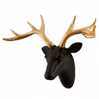 مجسمه دیواری گوزن کد PHDW-3004-BG