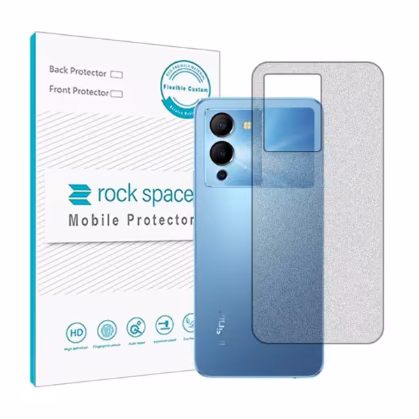 گلس محافظ پشت گوشی اینفینیکس Note 12 G96 مدل نانو هیدروژل مات برند راک اسپیس کد 21664S