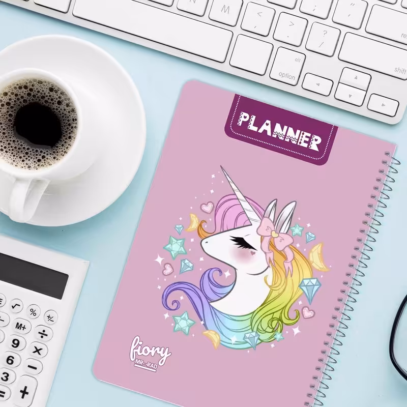 دفترچه برنامه ریزی مستر راد طرح اسب تک شاخ مدل پلنر روزانه 1678