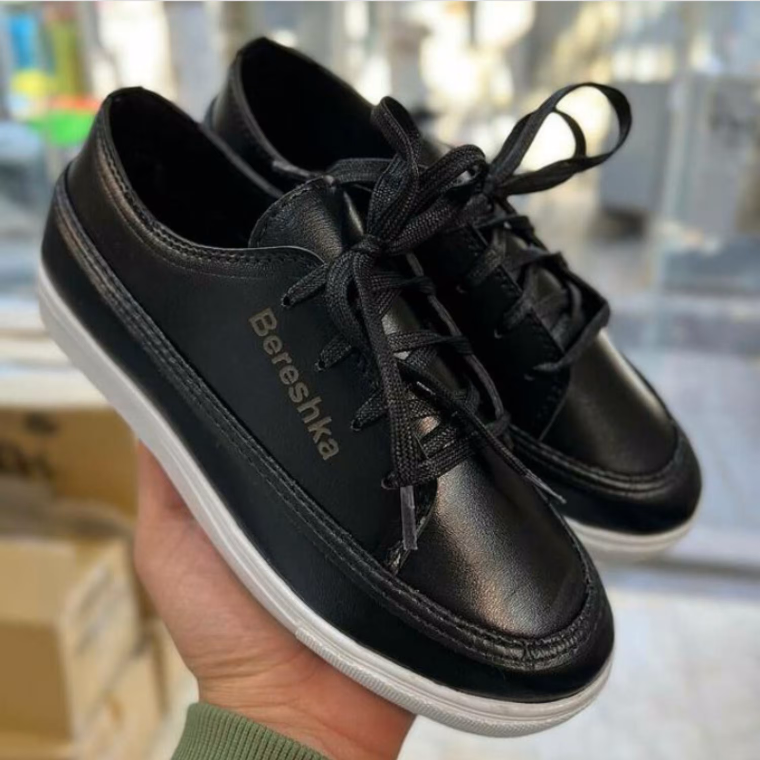 کفش کتانی راحتی مشکی 