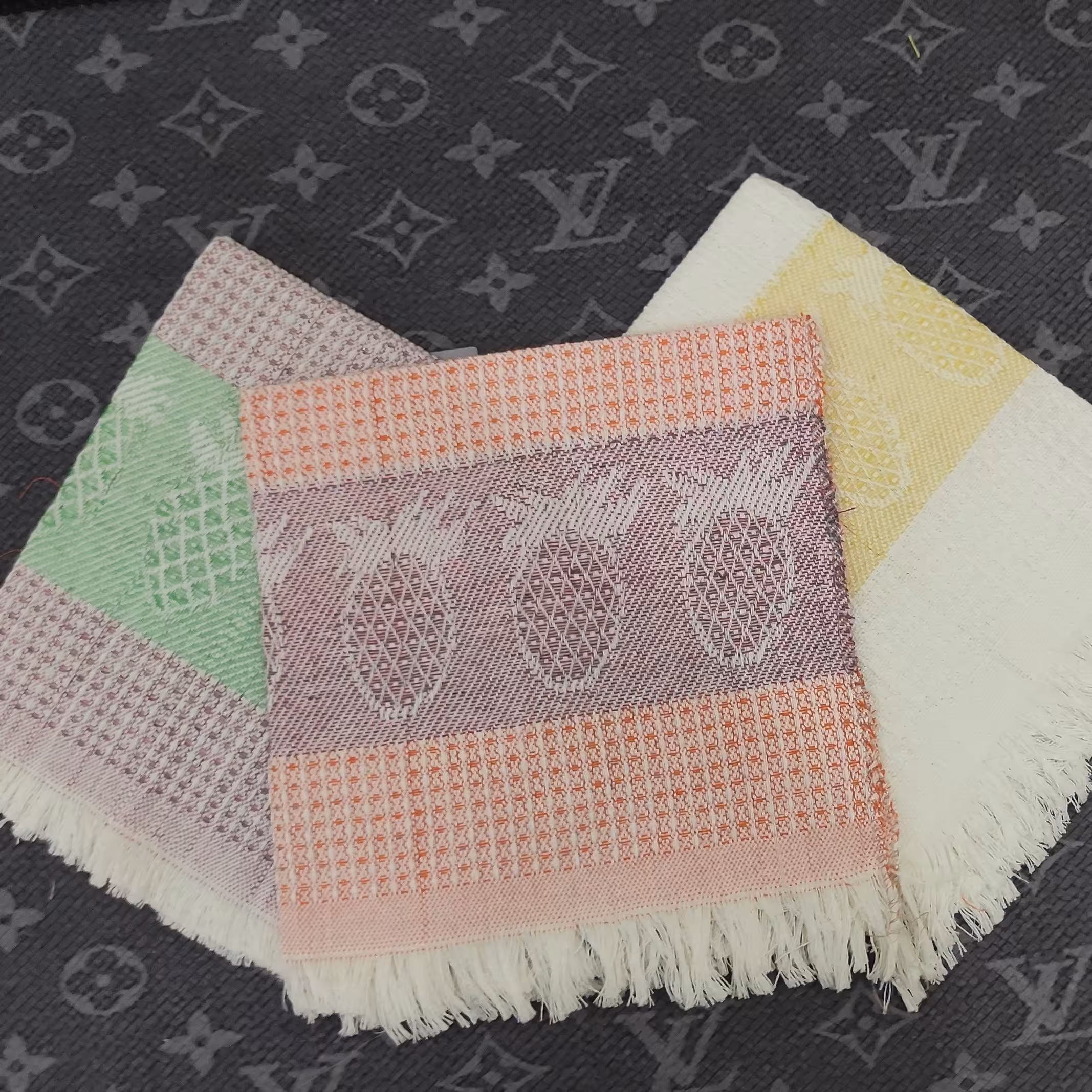 دستمال نخ پنبه  آناناسی اعلی 3 عددی