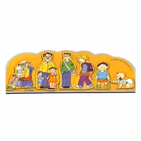 پازل چوبی مراحل رشد انسان