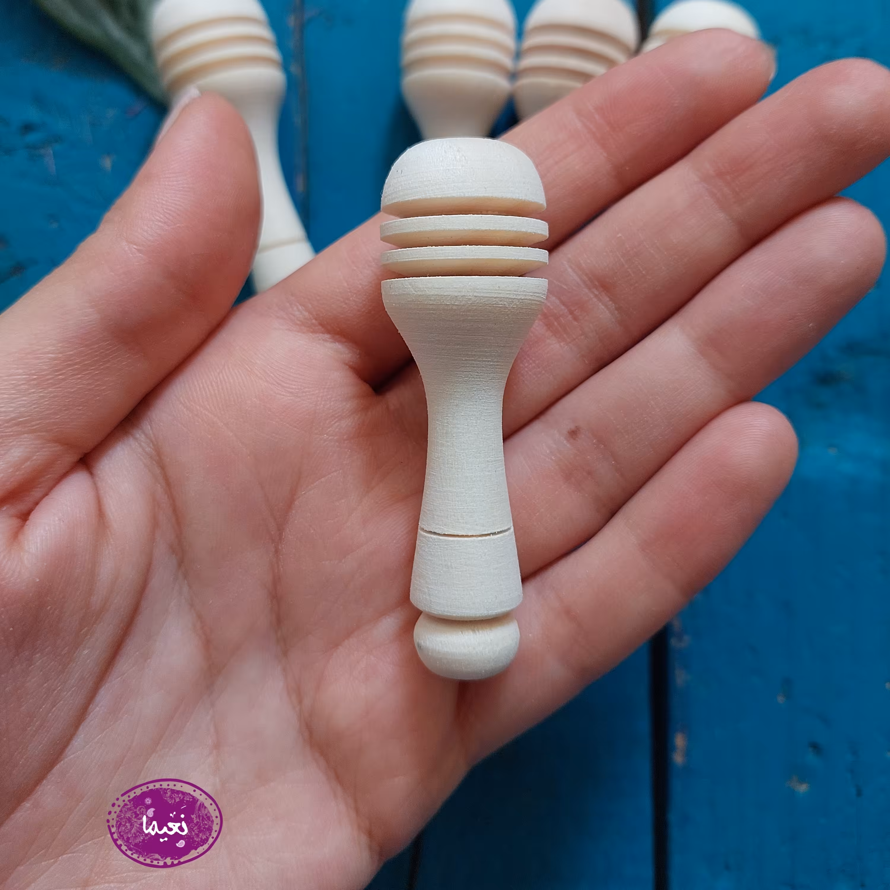 قاشق عسل چوبی 6.5 سانتی مناسب گیفت