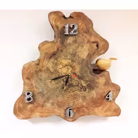 ساعت دیواری چوبی