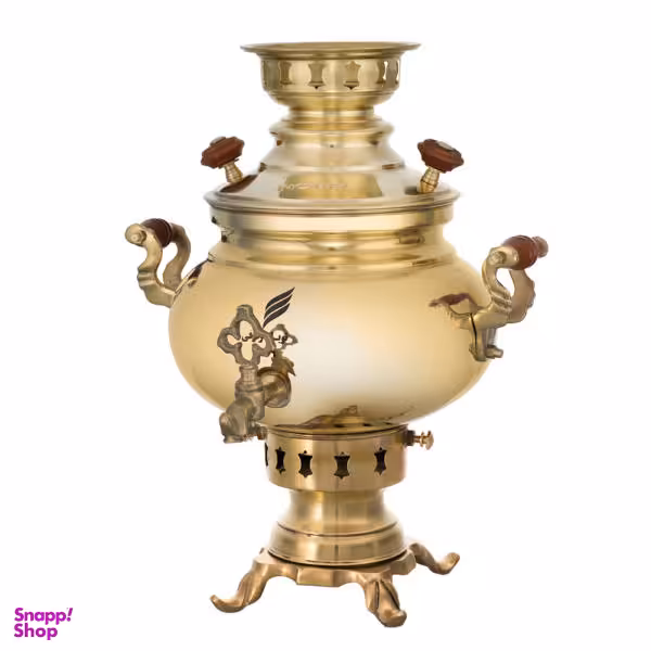 سماور زغالی نوبل ریوفی مدل ترنج ظرفیت 3 لیتر