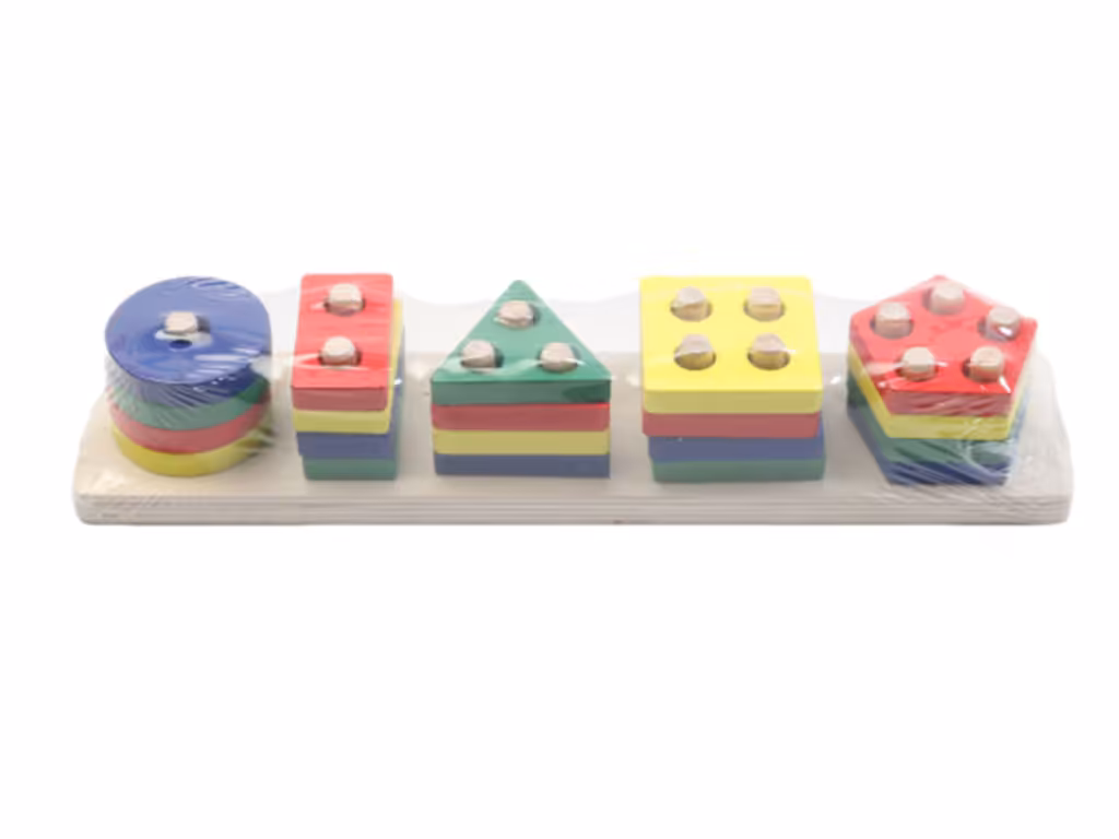 مونته سوری مستطیلی چهار لایه با 5 ستون و اشکال هندسی