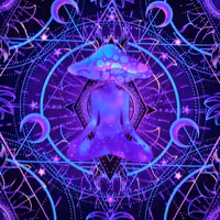 بک دراپ بلک لایت (فلورسنت) طرح شماره 9