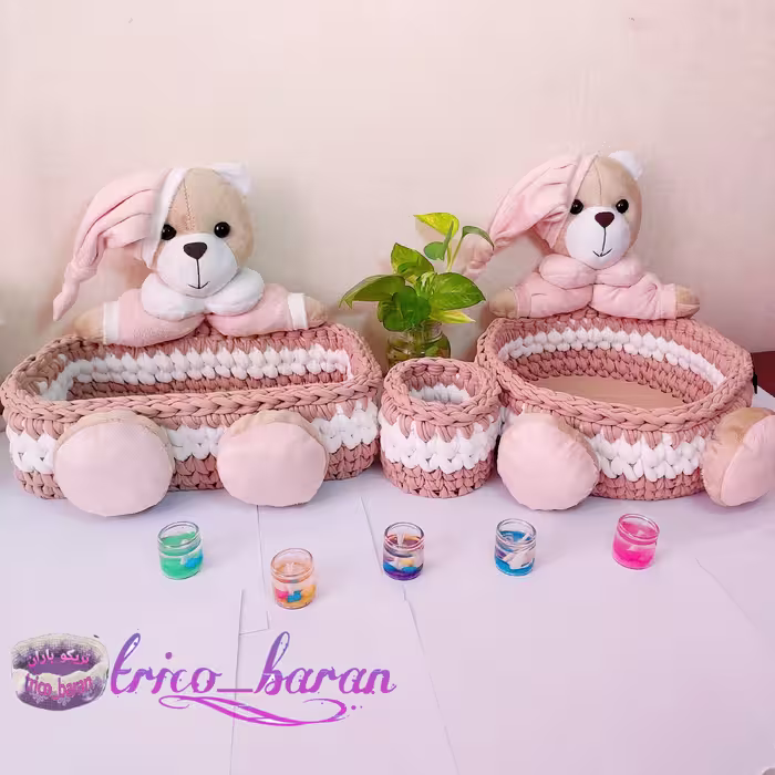 تریکو سیسمونی عروسک سه تیکه