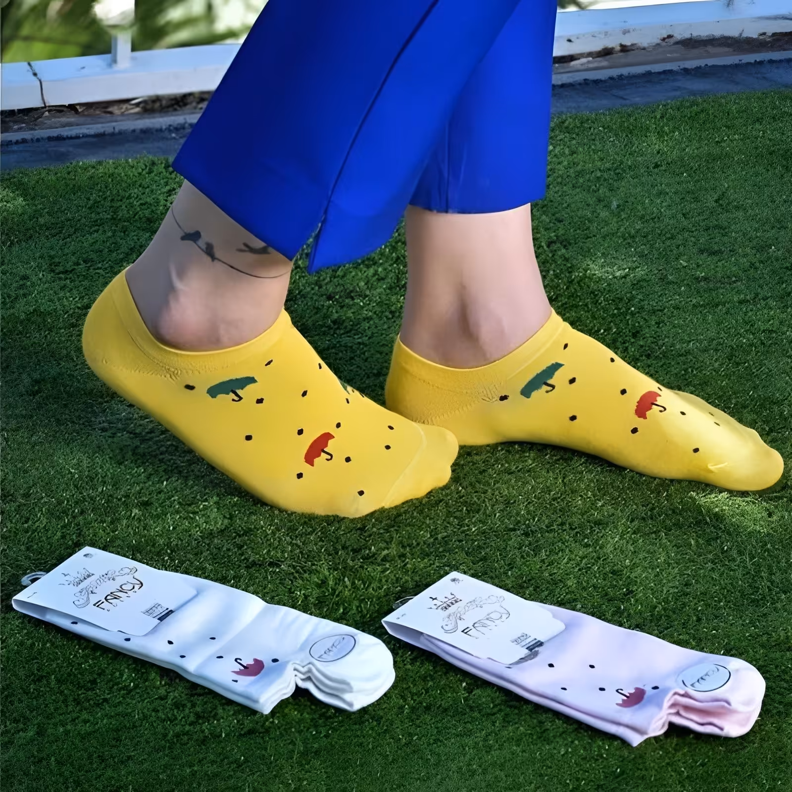 جوراب مچی طرح چتر 