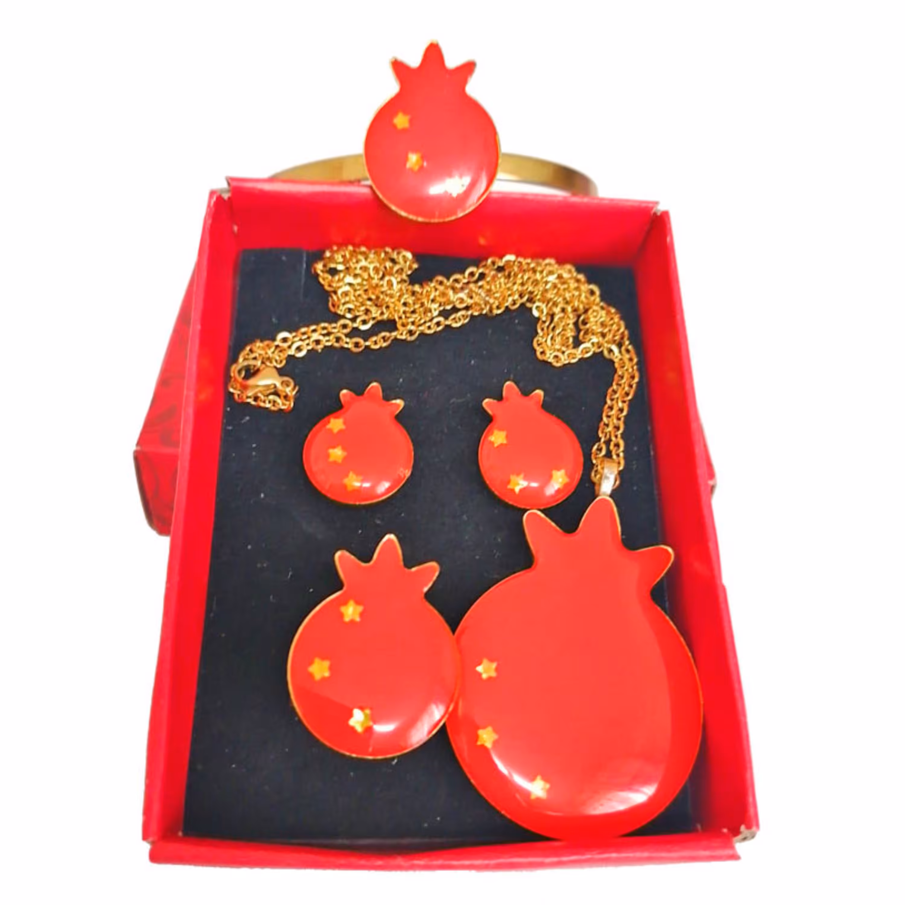 ست کامل رزینی طرح انار