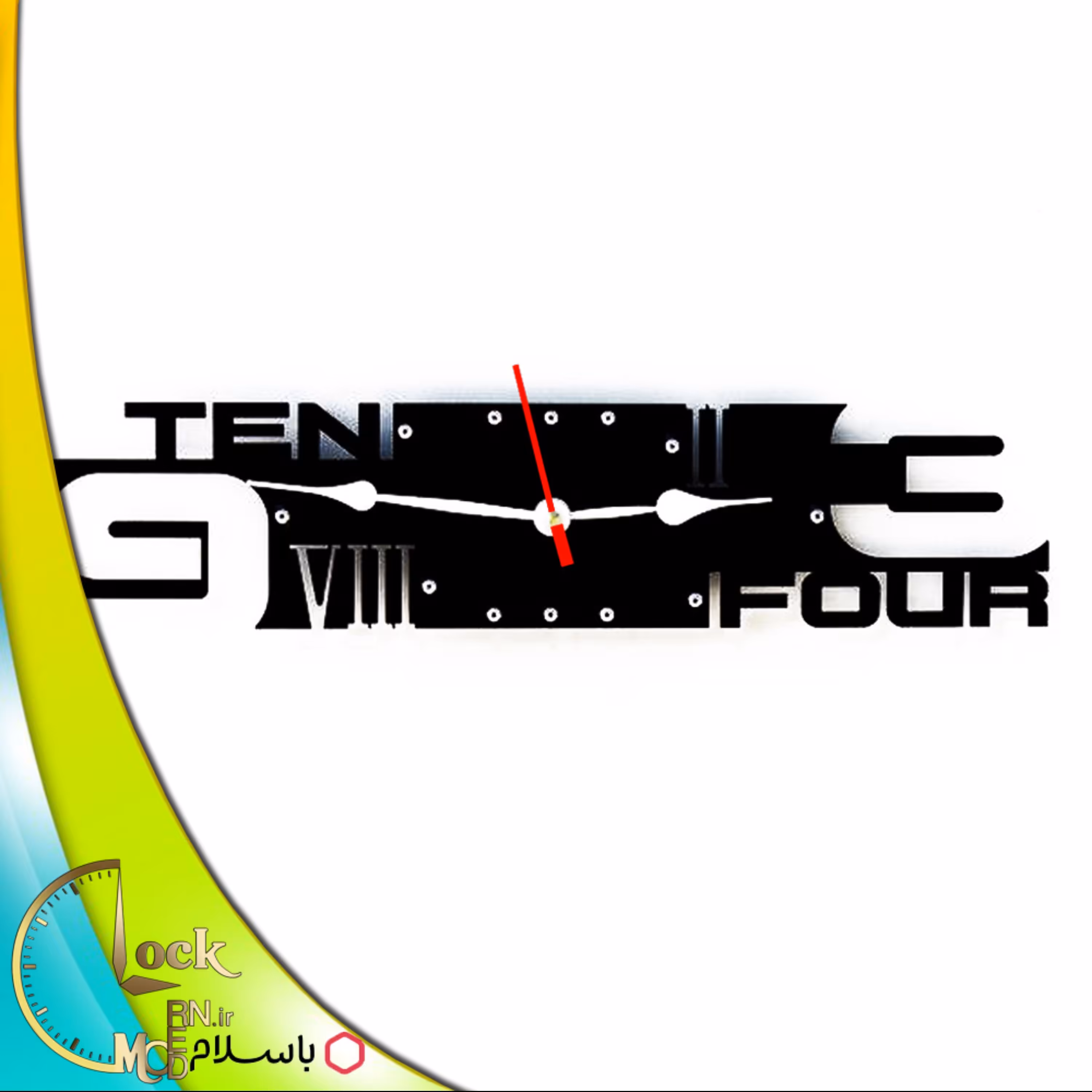 ساعت دیواری طرح فانتزی کد 252 (پس کرایه)