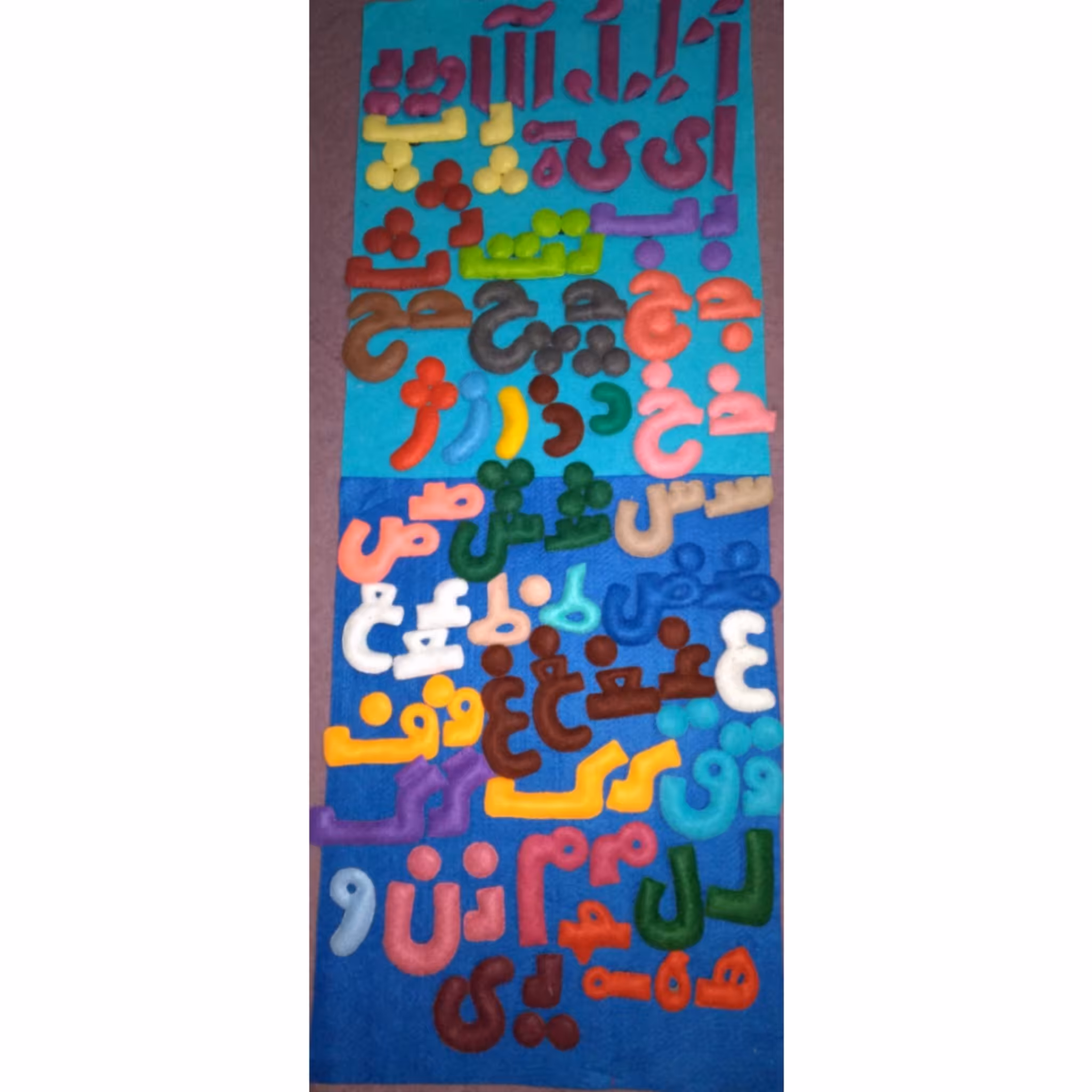 الفبا نمدی رنگی مغناطیسی