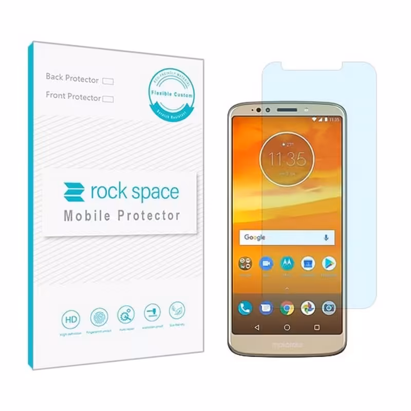 گلس نانو هیدروژل آنتی بلو و ضد ضربه گوشی موتورولا Moto E5 Plusبرند راک اسپیس