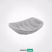 سبد نان و سبزی لیمون طرح بامبو کد 1392 (3 عددی)