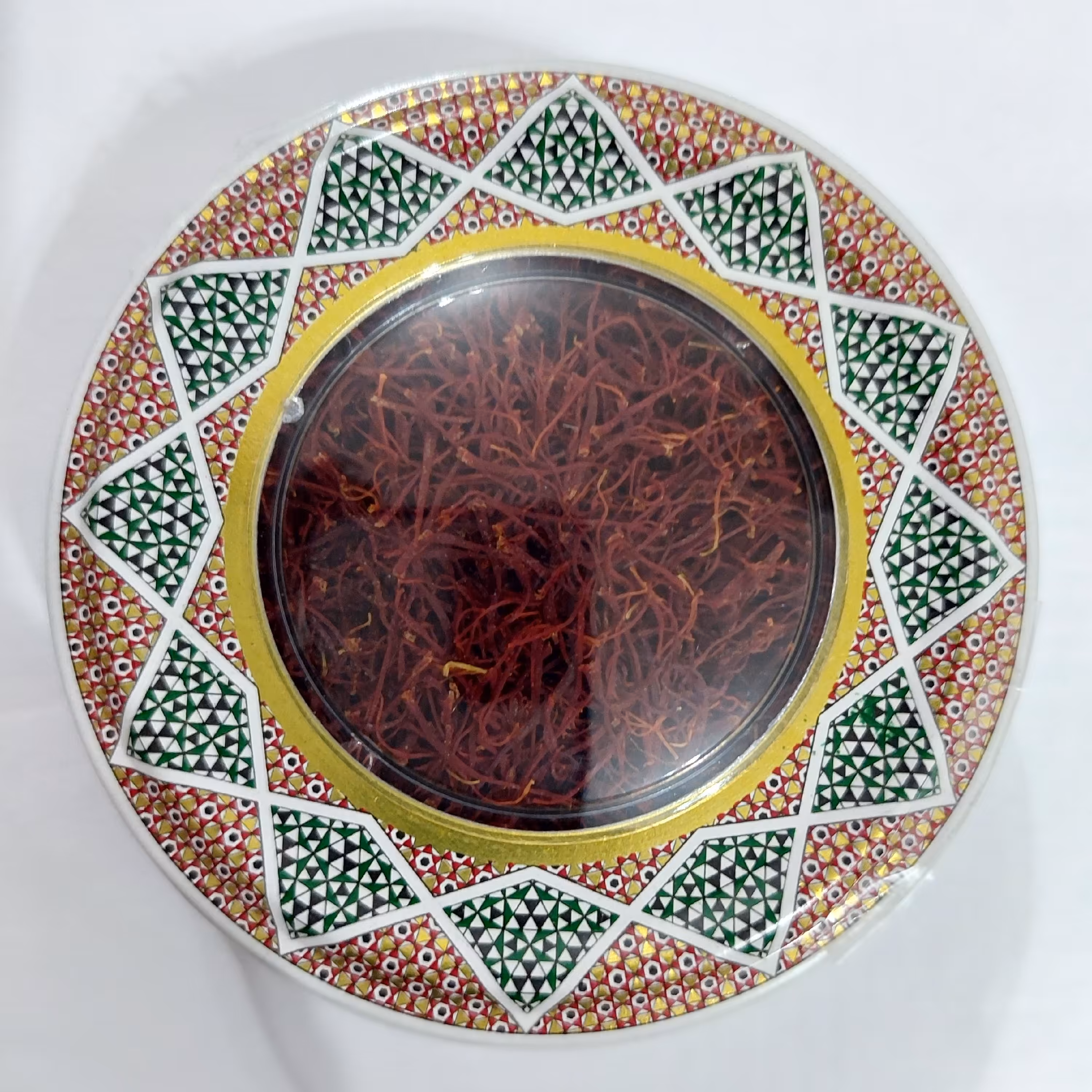 زعفران سرگل ممتاز با بسته بندی خاتم یک مثقالی