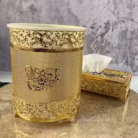 سطل و جا دستمال کاغذی مدل آنتیک