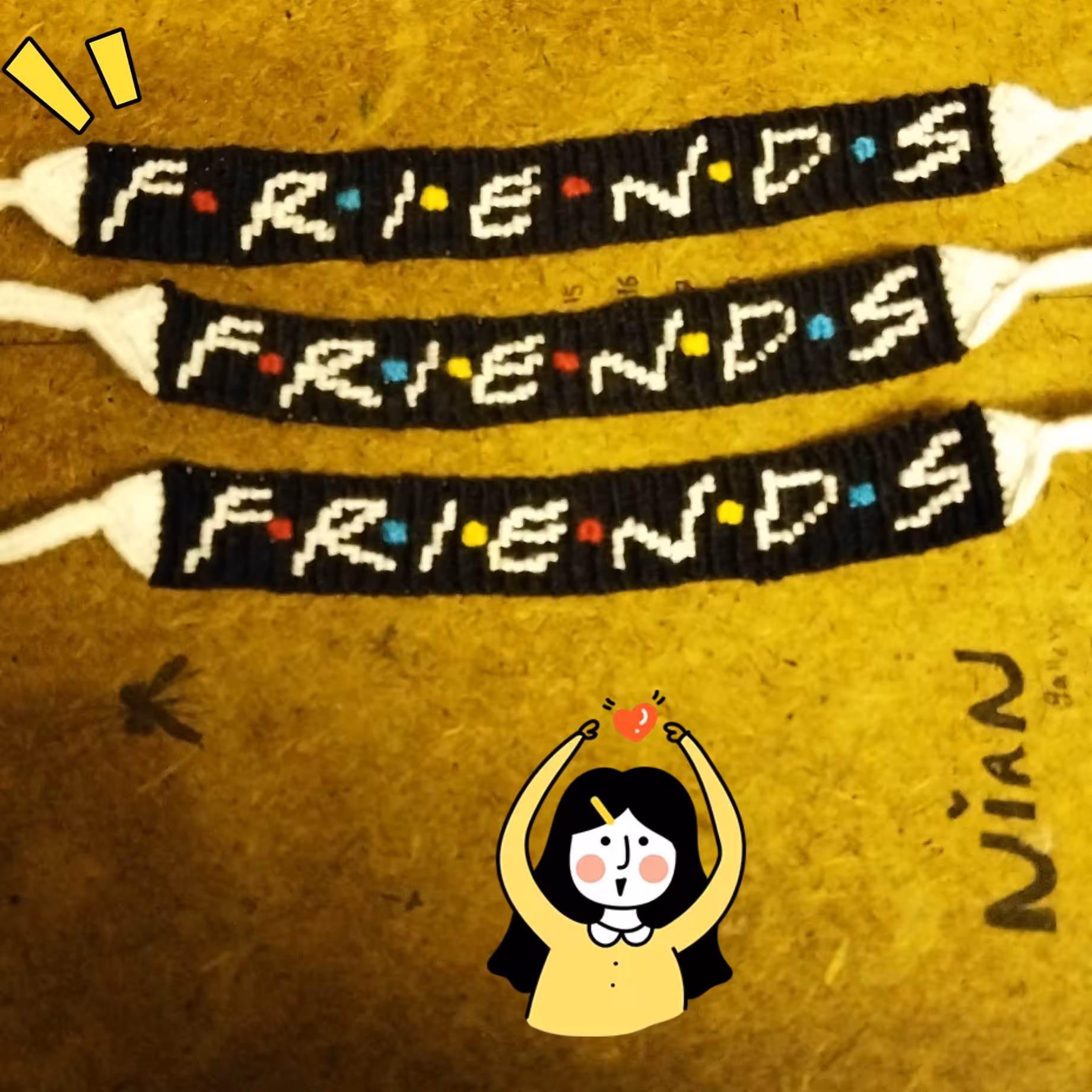 دستبند دوستی طرح فرندز