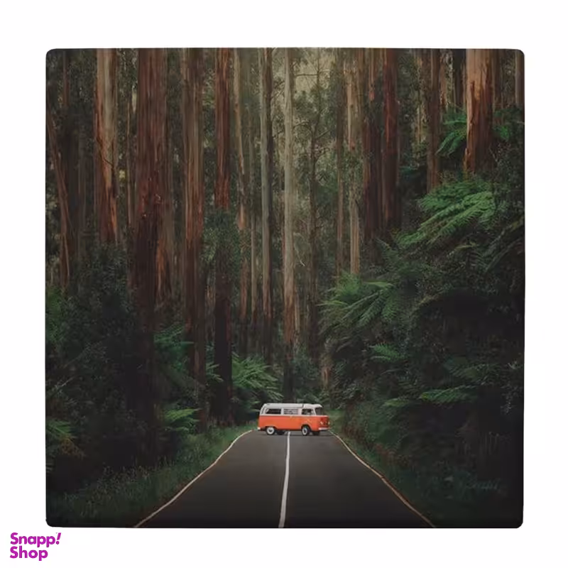 زیر لیوانی طرح فولکس واگن و جاده جنگلی کد 3281401_747