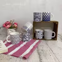 لیوان سرامیکی طرح دار لونا
