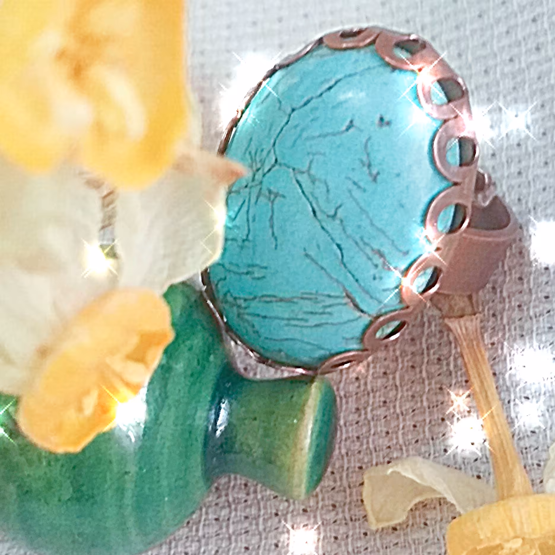 انگشتر فیروزه شکل 