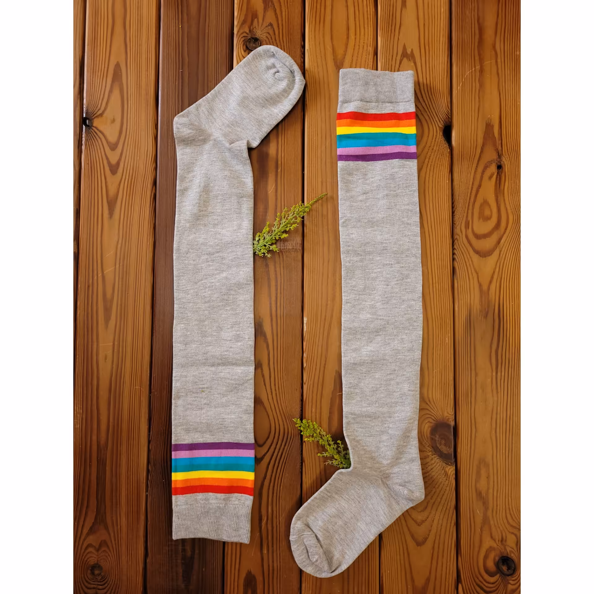 جوراب بلند زنانه و مردانه طوسی