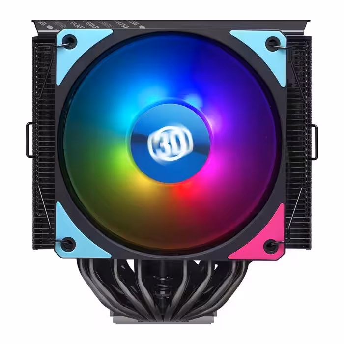 خنک کننده پردازنده کولر مستر مدل MASTERAIR MA824 STEALTH 30TH ANNIVERSARY EDITION