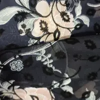 پارچه چادری زنانه حریر مخمل کوب پارچه اندونزی