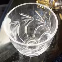 لیوان کوتاه کریستال  مدل لتوس (پس کرایه)